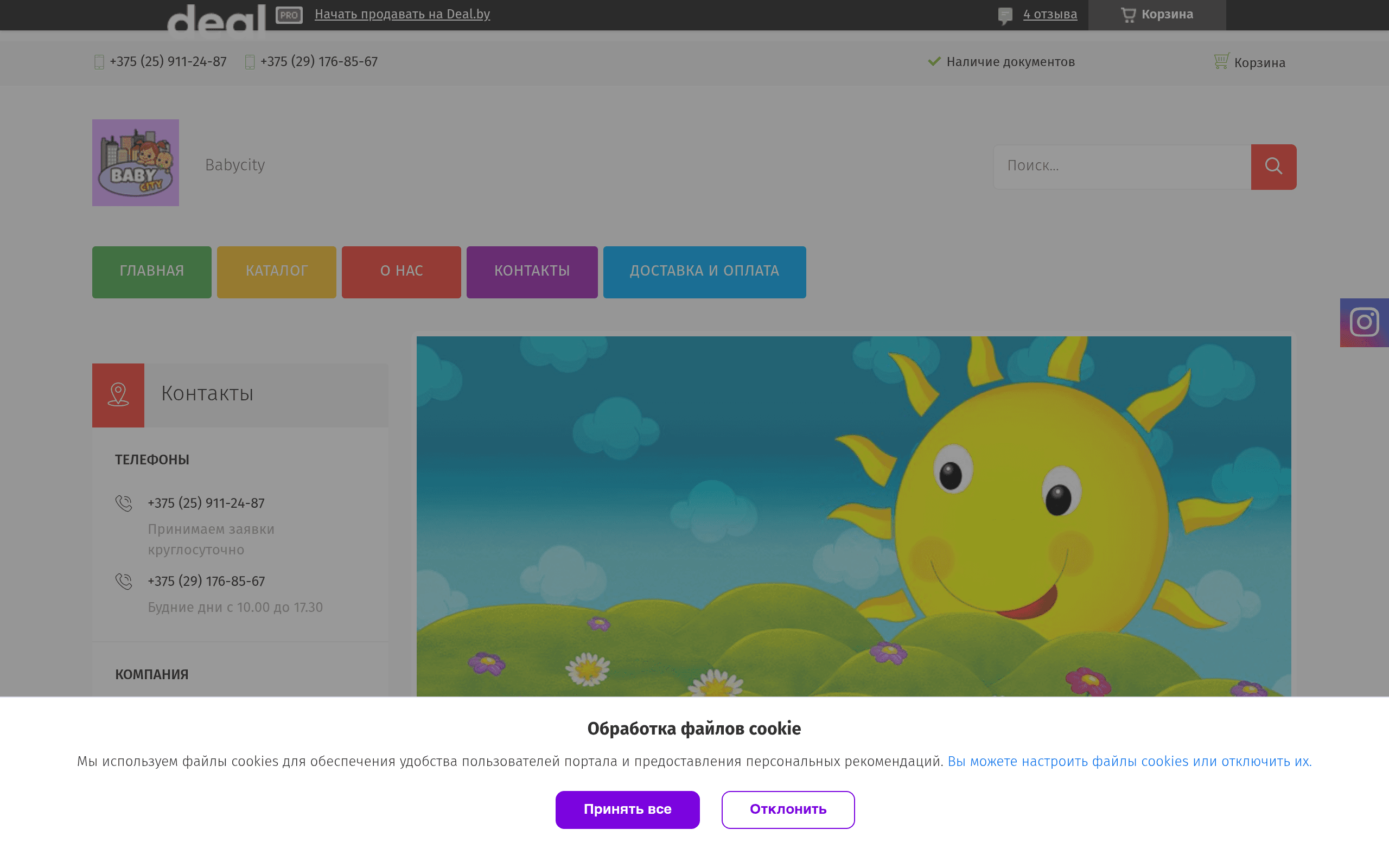 Скриншот BabyCity