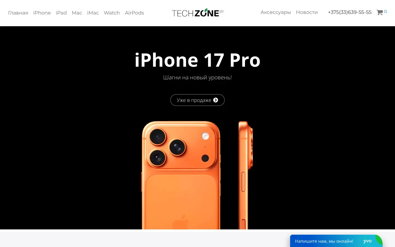 Скриншот TechZone